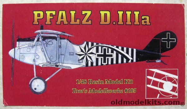 Toms Modelworks 1/48 Pfalz D-3 (D-IIIa DIIIa), 105 plastic model kit